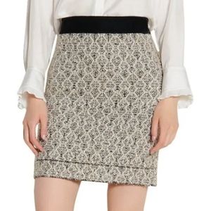 Sandro Paris Jazz Metallic Mini Skirt